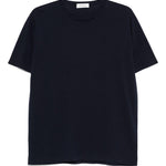 T-shirt in cotone in blu Kangra - uomo 