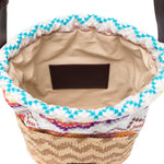 MULTICOLOR CHEVRON PATTERN BUCKET BAG MISSONI - WOMEN 