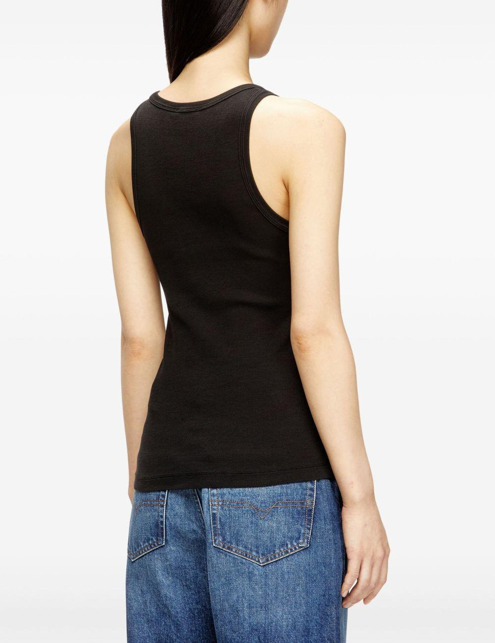 Canotta T-Anki con logo in nero Diesel - donna 