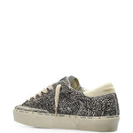Sneakers hi star in bianco e nero golden goose - donna 
