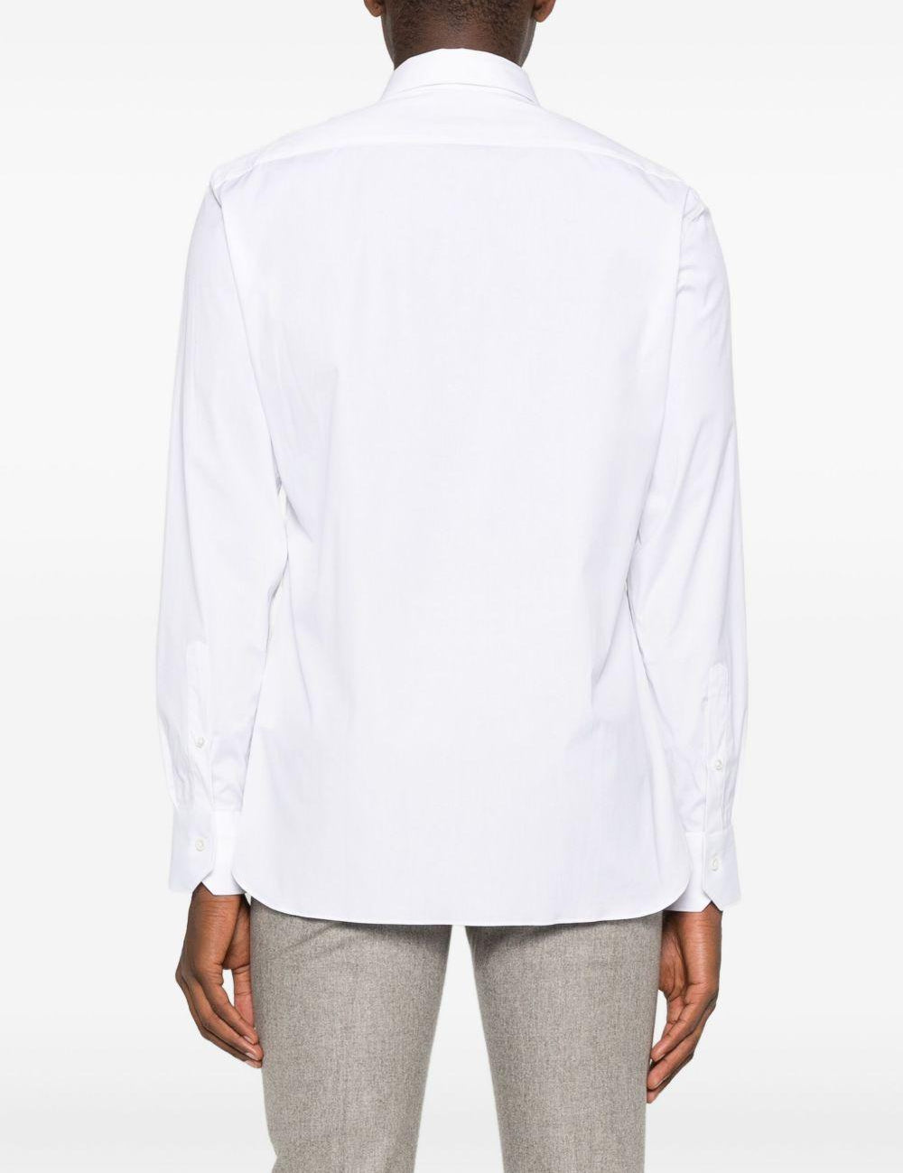 Camicia classica in bianco Zegna - uomo 