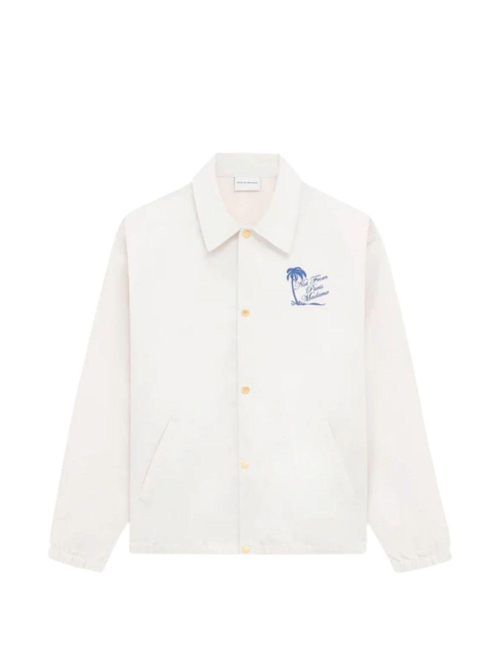 Giacca-camicia con stampa in bianco Drole de monsieur - uomo 