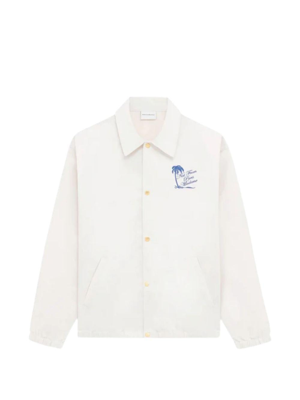 Giacca-camicia con stampa in bianco Drole de monsieur - uomo 