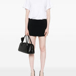 Minigonna con decorazione in nero Amen - donna 
