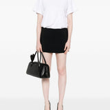 Minigonna con decorazione in nero Amen - donna 