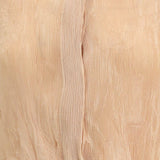Abito Chemisier corto plissettato in rosa pesca GONGDID DESIGN - donna 