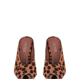Mules con stampa nimalier Nina in marrone Paris Texas - donna 