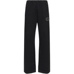 Pantaloni con applicazione in nero Mm6 maison margiela - uomo 
