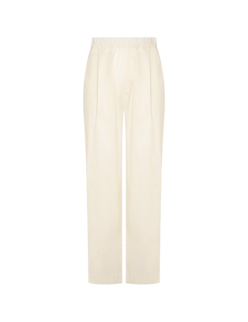 Pantaloni Melrose con ricamo in avorio Laneus - uomo 