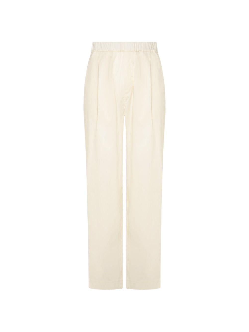 Pantaloni Melrose con ricamo in avorio Laneus - uomo 