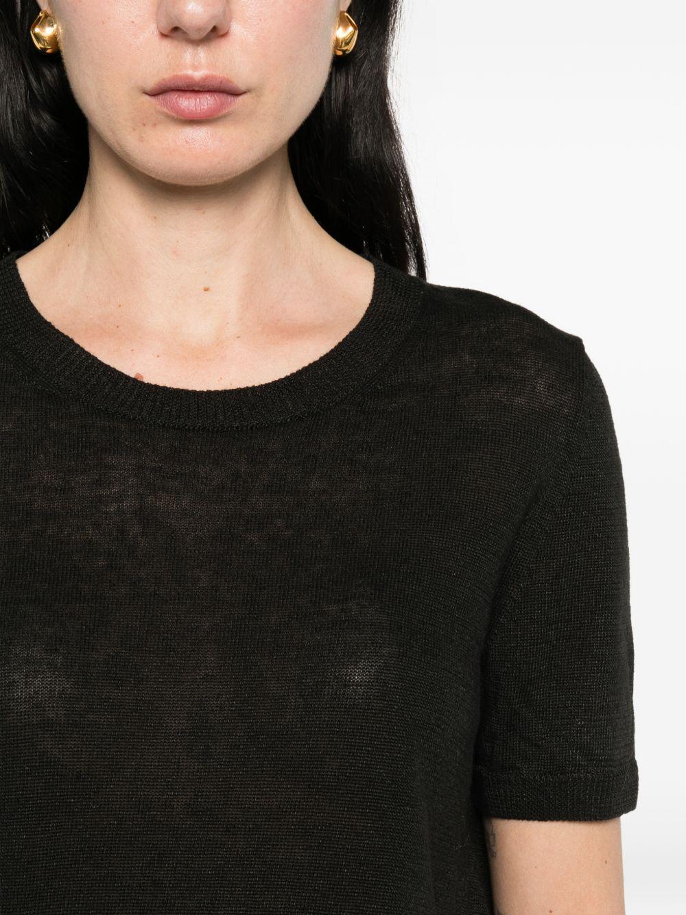 T-SHIRT Pancone in nero Maxmara weekend - donna 