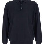 Maglione con colletto stile polo 