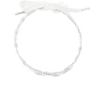 Collana n pizzo con fiocco in bianco Yvmin - donna 