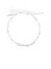 Collana n pizzo con fiocco in bianco Yvmin - donna