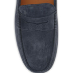 Mocassini in suede gommino in blu Tod's - uomo 