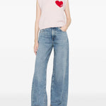 Jeans con logo Helsinki in blu Ag jeans - donna 