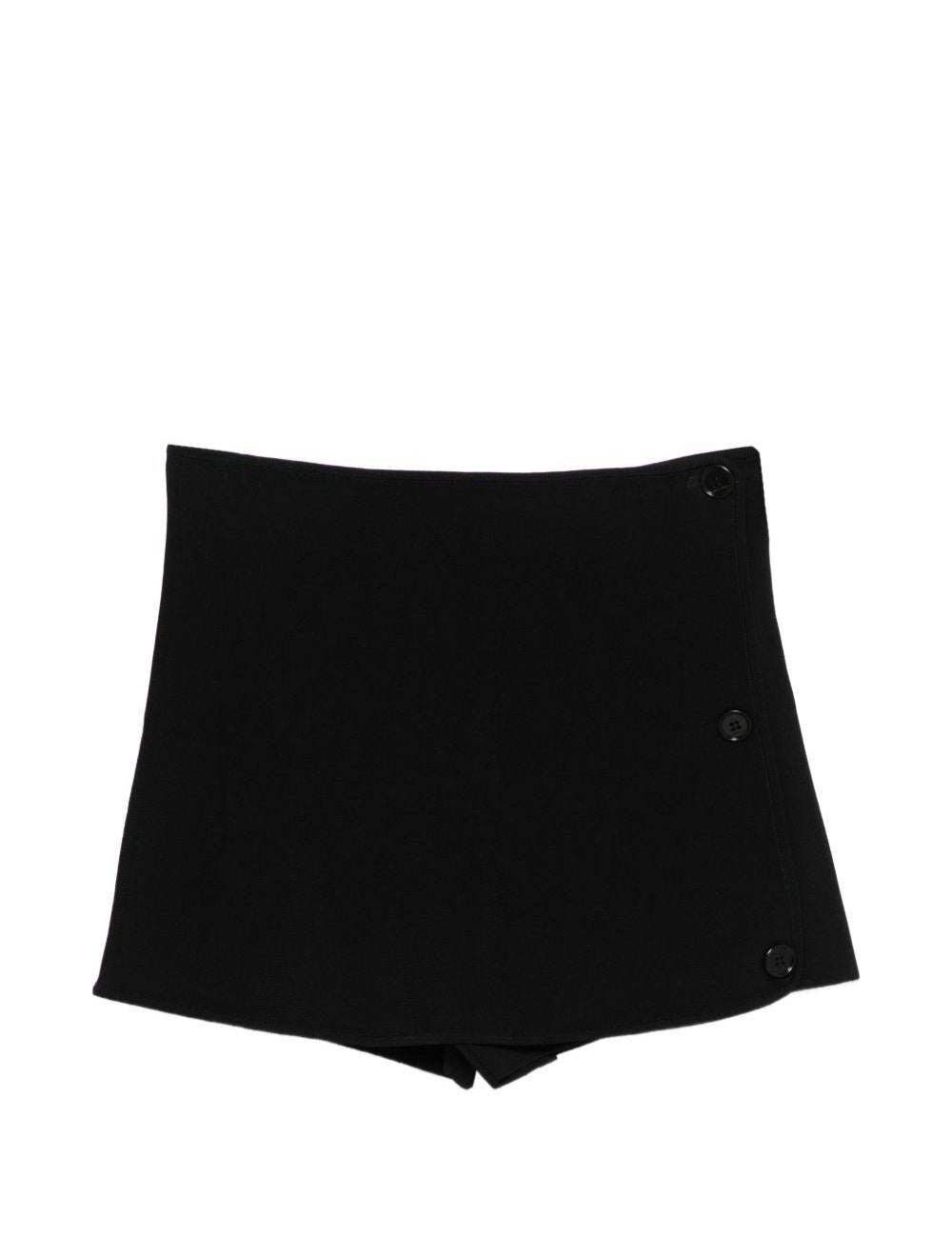 Pantaloncini con logo ricamato in bianco Courrèges - donna 