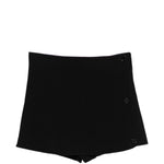 Pantaloncini con logo ricamato in bianco Courrèges - donna 