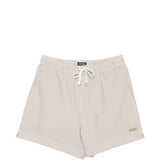 Costume da bagno a righe con coulisse in beige Zegna - uomo 