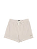 Costume da bagno a righe con coulisse in beige Zegna - uomo