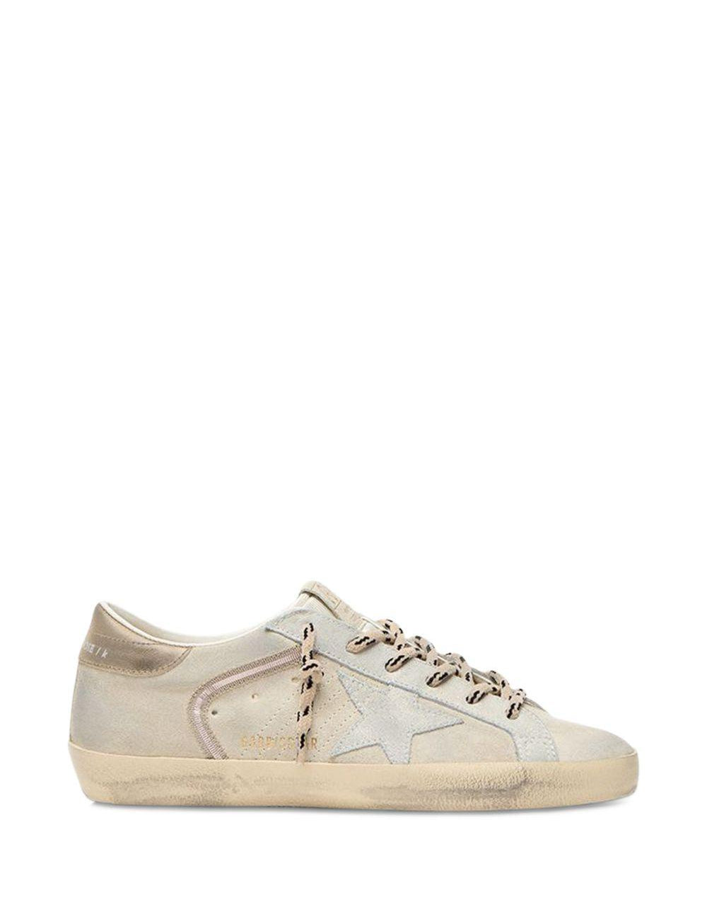 Sneakers Superstar in pelle in avorio Golden goose - donna 