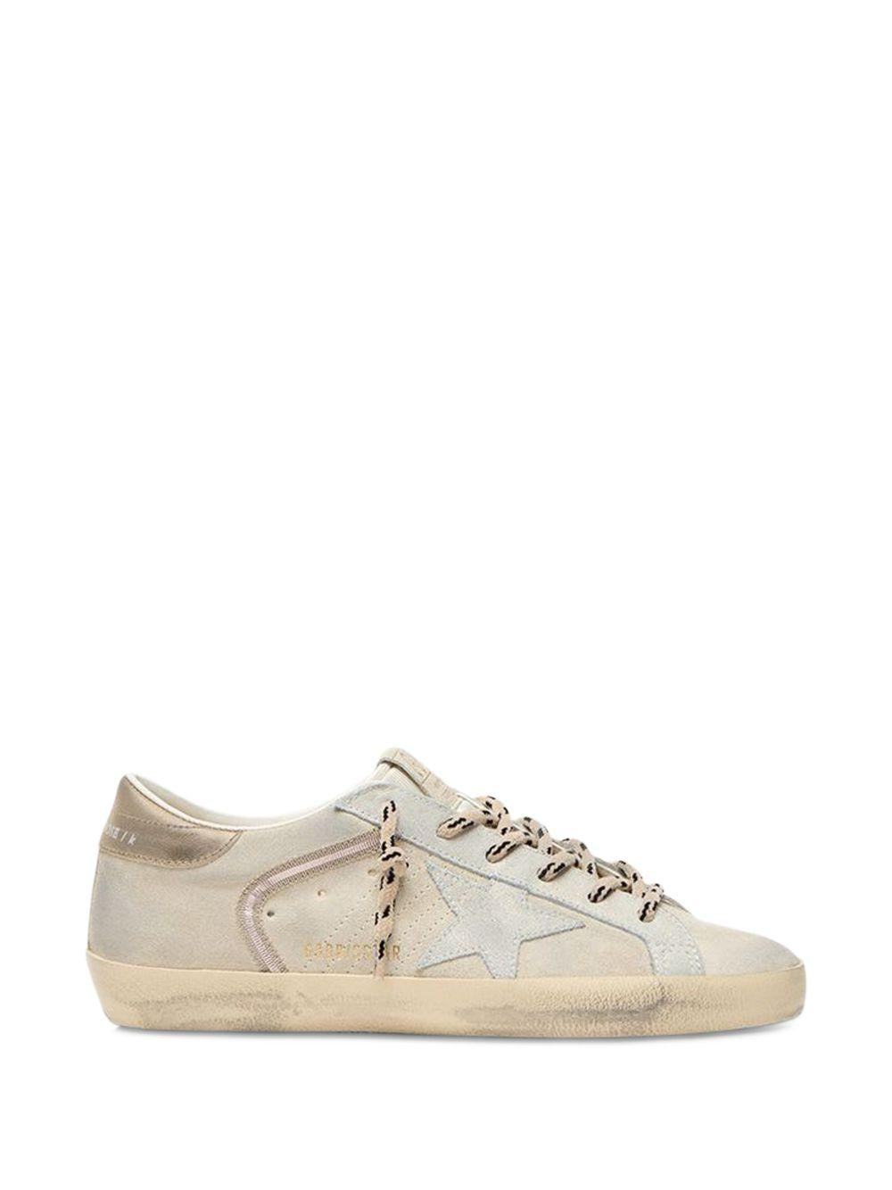 Sneakers Superstar in pelle in avorio Golden goose - donna 