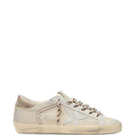 Sneakers Superstar in pelle in avorio Golden goose - donna 