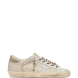 Sneakers Superstar in pelle in avorio Golden goose - donna 
