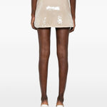 Minigonna con nodo in beige Oséree - donna 