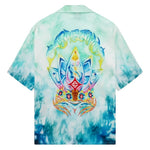 Camicia con fantasia tie dye in blu Casablanca - uomo 