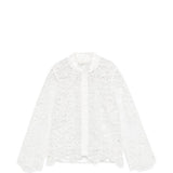 Giacca in pizzo con zip in bianco Maurizio - donna 