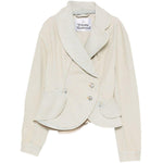 Giacca asimmetrica in celeste Vivienne westwood - donna 