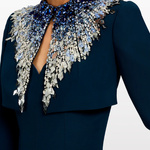 Blazer crop dexy in blu Jenny packham - donna 