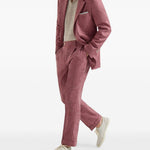 Polo a maniche corte in maglia in beige Brunello cucinelli - uomo 