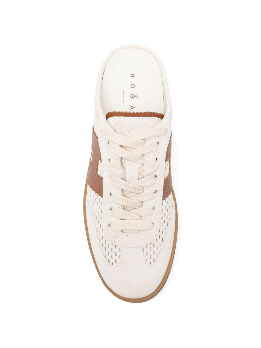 Mules a sneakers h698 in avorio Hogan - donna 