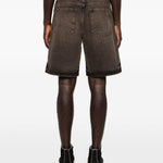 Shorts denim con cinque tasche in nero Represent - uomo 