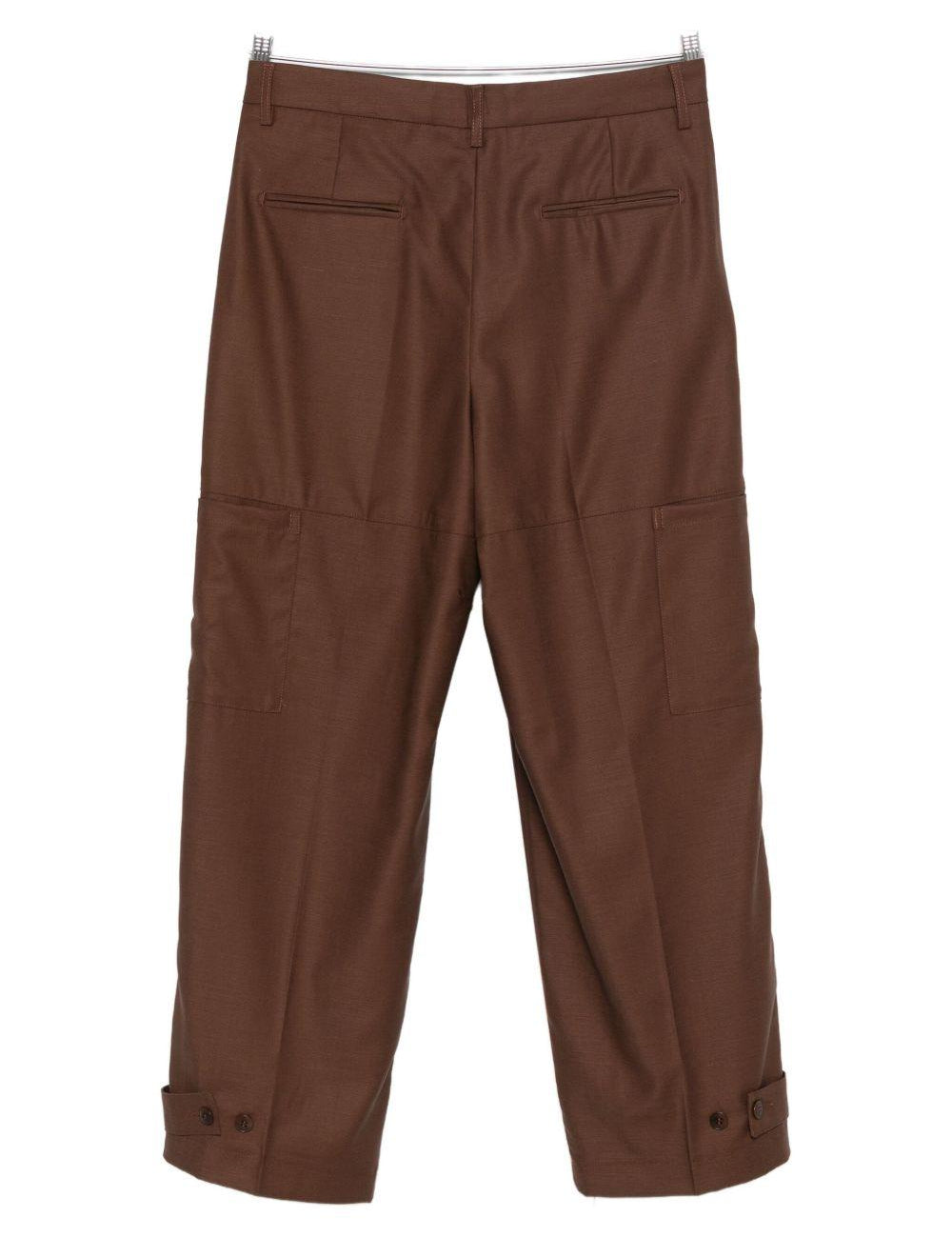 Pantaloni sartoriali in marrone Costumein - uomo 
