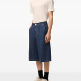 Blue five-pocket denim shorts Ami paris - uomo 