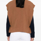 Gilet in maglia in marrone A.P.C. - donna 
