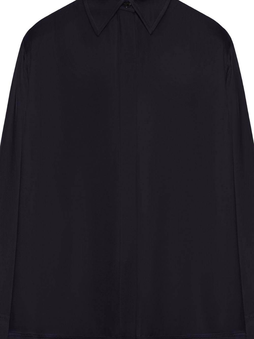 Camicia soft tuxedo in nero Toteme - donna 