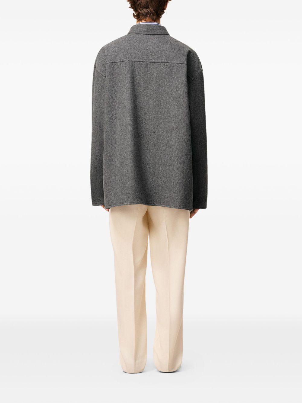 Polo in lana in grigio Ami paris - donna 