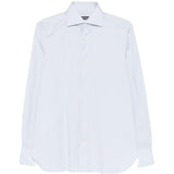 Camicia classica a maniche lunghe in azzurro Zegna - uomo 