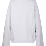 Felpa con applicazione in grigio Golden goose - unisex 