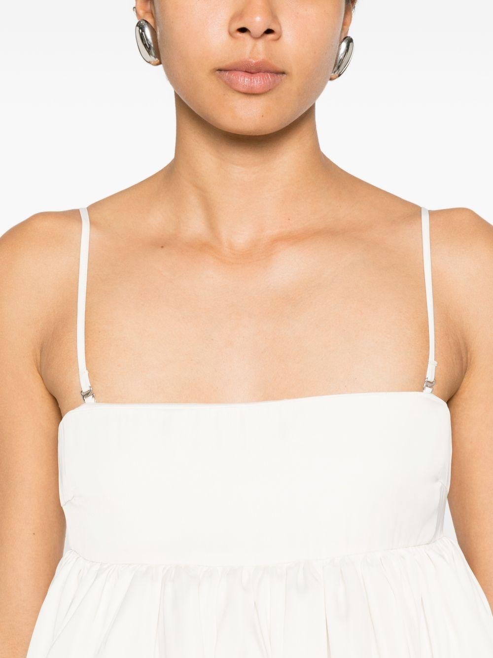 Abito mini camisole in bianco Rotate - donna 
