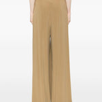 Pantaloni con pieghe bermuda in beige Maxmara - donna 