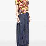 Jeans wide-leg denim indigo 
