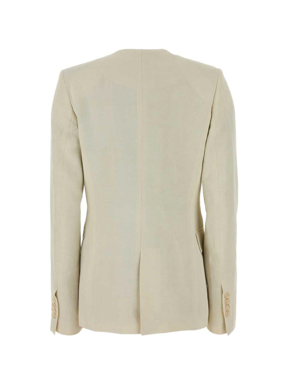 Blazer Kiran con revers a scialle in bianco Uma wang  - donna 