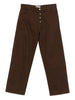 Jeans con tasche in marrone Carrer - uomo