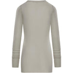 T-shirt a maniche lunghe in grigio Rick owens - donna 