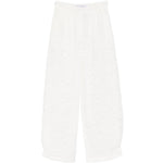 Pantaloni affusolati in pizzo in bianco Rowen rose - donna 